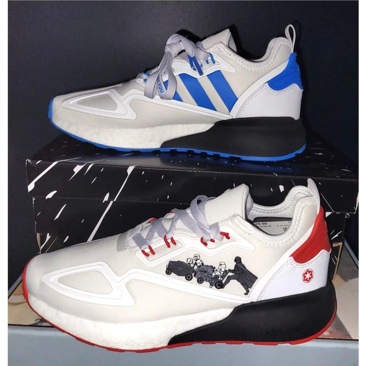 Adidas Originals ZX 2K Boost Star Wars Intergalatic Race Shoes Youth US 6.5