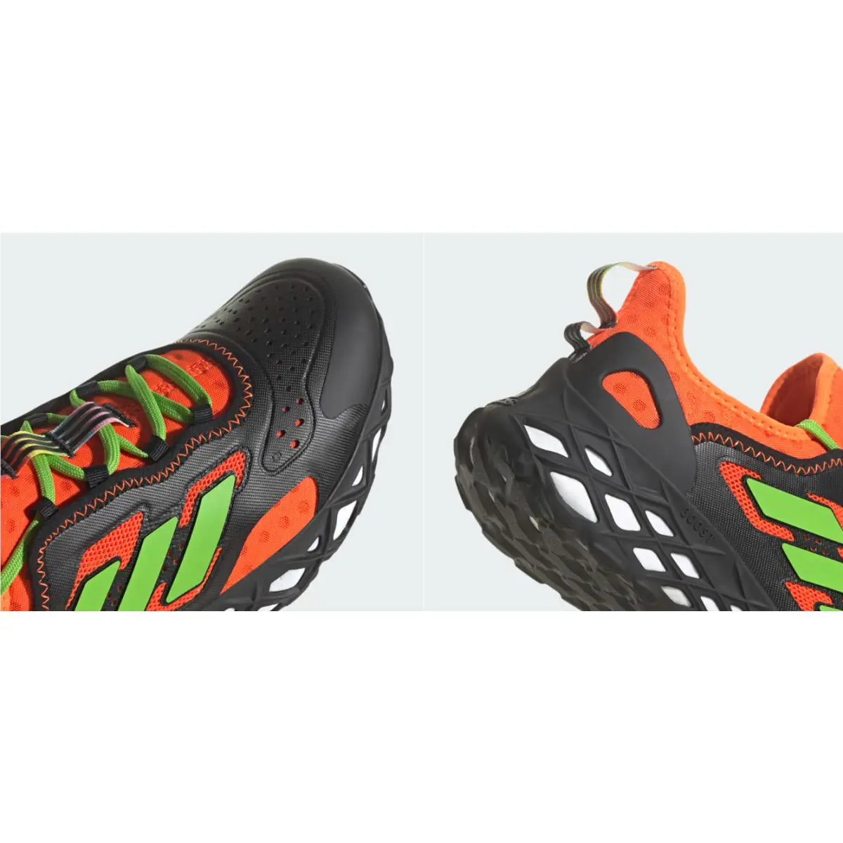 Adidas shoes - adidas Web Boost - Web Boost - IF5282 - Black / Team Semi Sol Green2 / Impact Orange F22 (UPC: 196463047741) 4