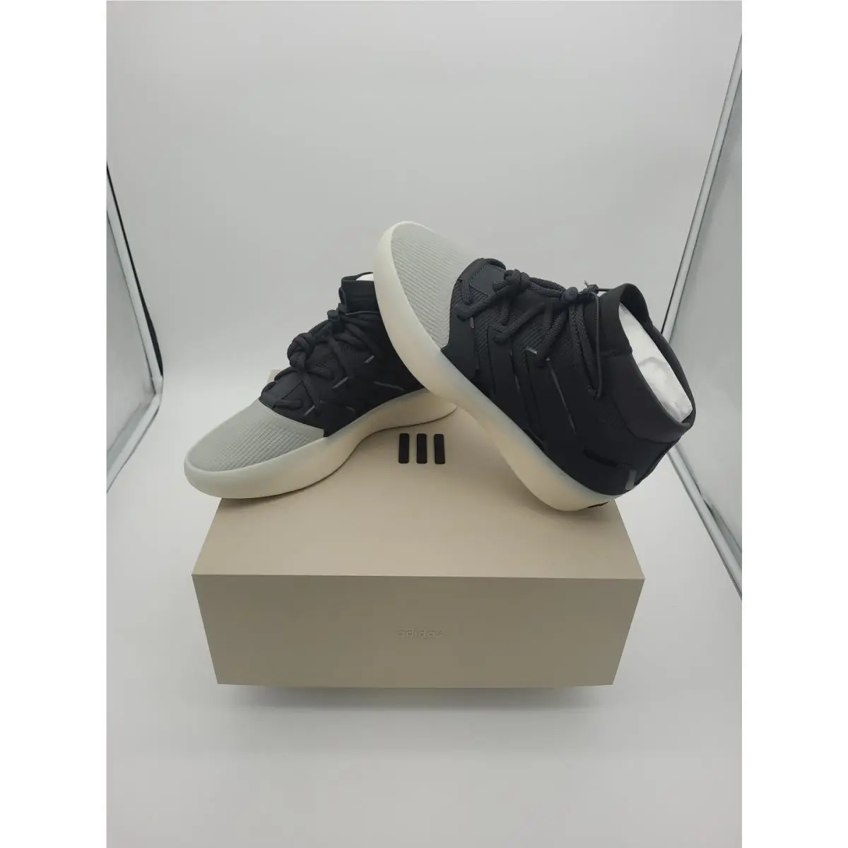I Basketball x Fear of God Athletics Mid Carbon Sesame Men`s Size 12 by Adidas