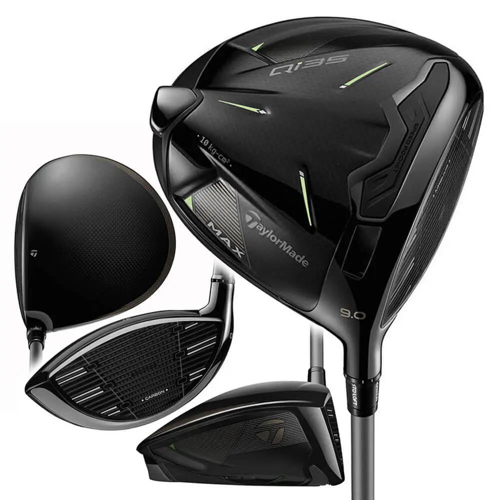 Taylormade Men Qi35 Designer Series Driver 460cc - 25 - Chrome