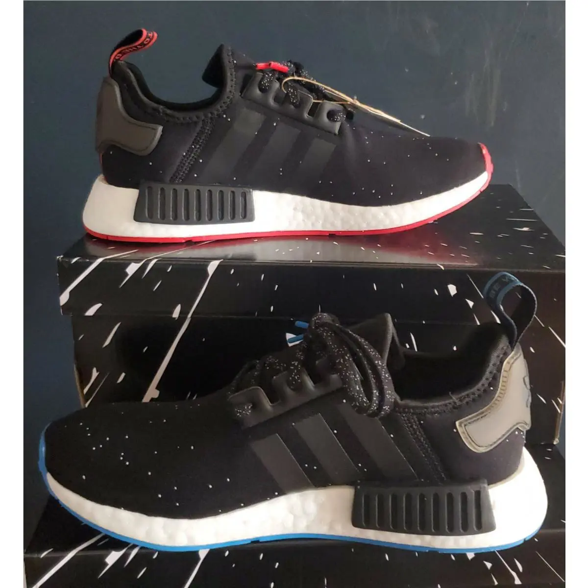 Adidas shoes - adidas NMD R1 - NMD - Core Black / Core Black / Cloud White (UPC: 194816130805) 0