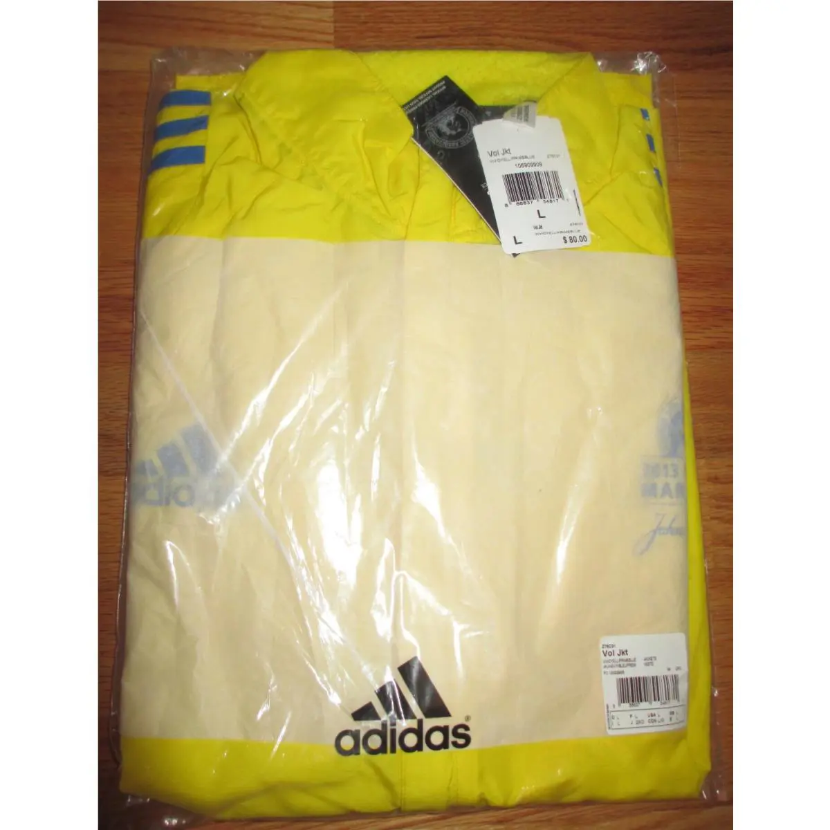 2013 Adidas 117th Boston Marathon Climaproof LG Running Jacket