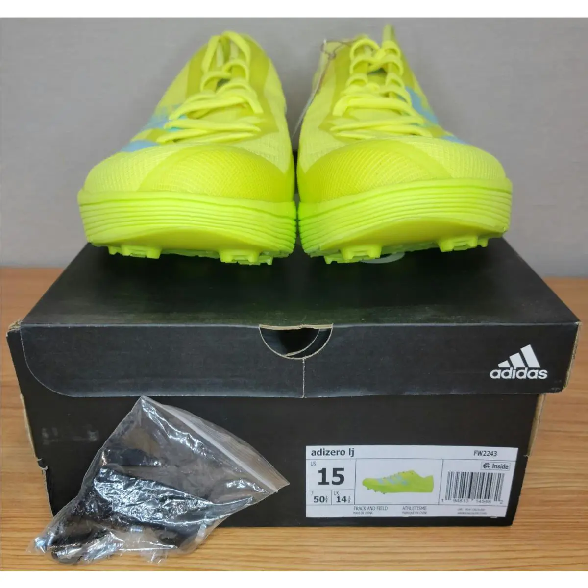 Adidas shoes - Adizero LJ - Adizero - FW2243 - Yellow 1