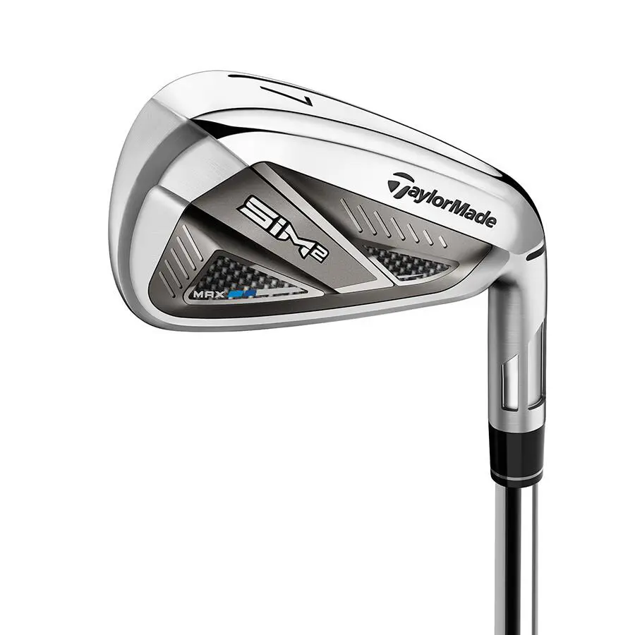 Taylormade SIM2 Max Iron Set Choose Set Makeup Flex Men Regular or Stiff - Lie Angle: Standard