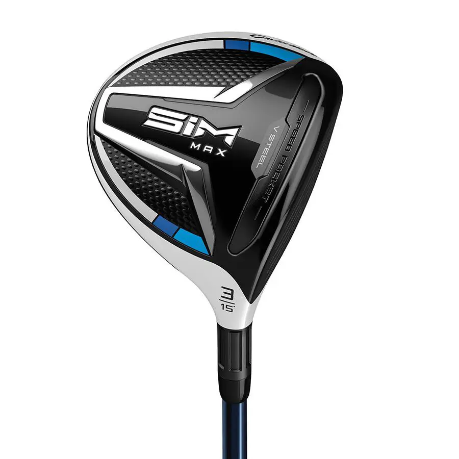 Taylormade Sim Max Fairway Fujikura Blue Ventus Shaft - Blue