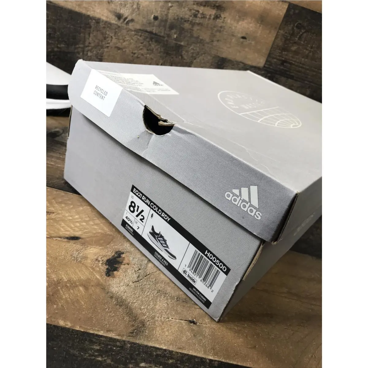 Adidas shoes - Adidas Eq21 Run Cold.Rdy Shoes - H00500 - Black 9