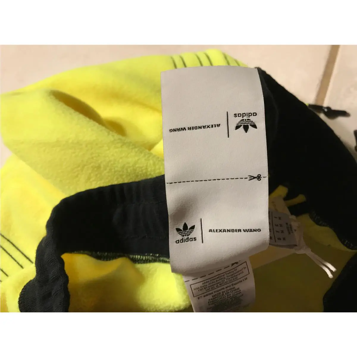 Adidas clothing - ADIDAS Alexander Wang AW Polar - CW3558 - Neon (UPC: 0191028262324) 8