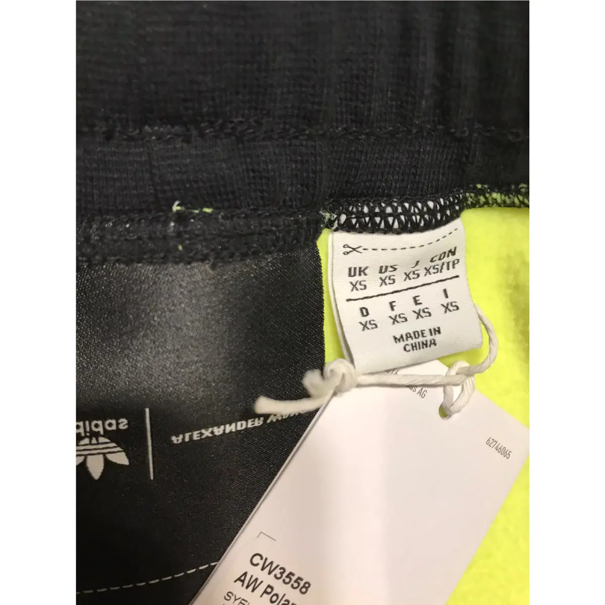 Adidas clothing - ADIDAS Alexander Wang AW Polar - CW3558 - Neon (UPC: 0191028262324) 9