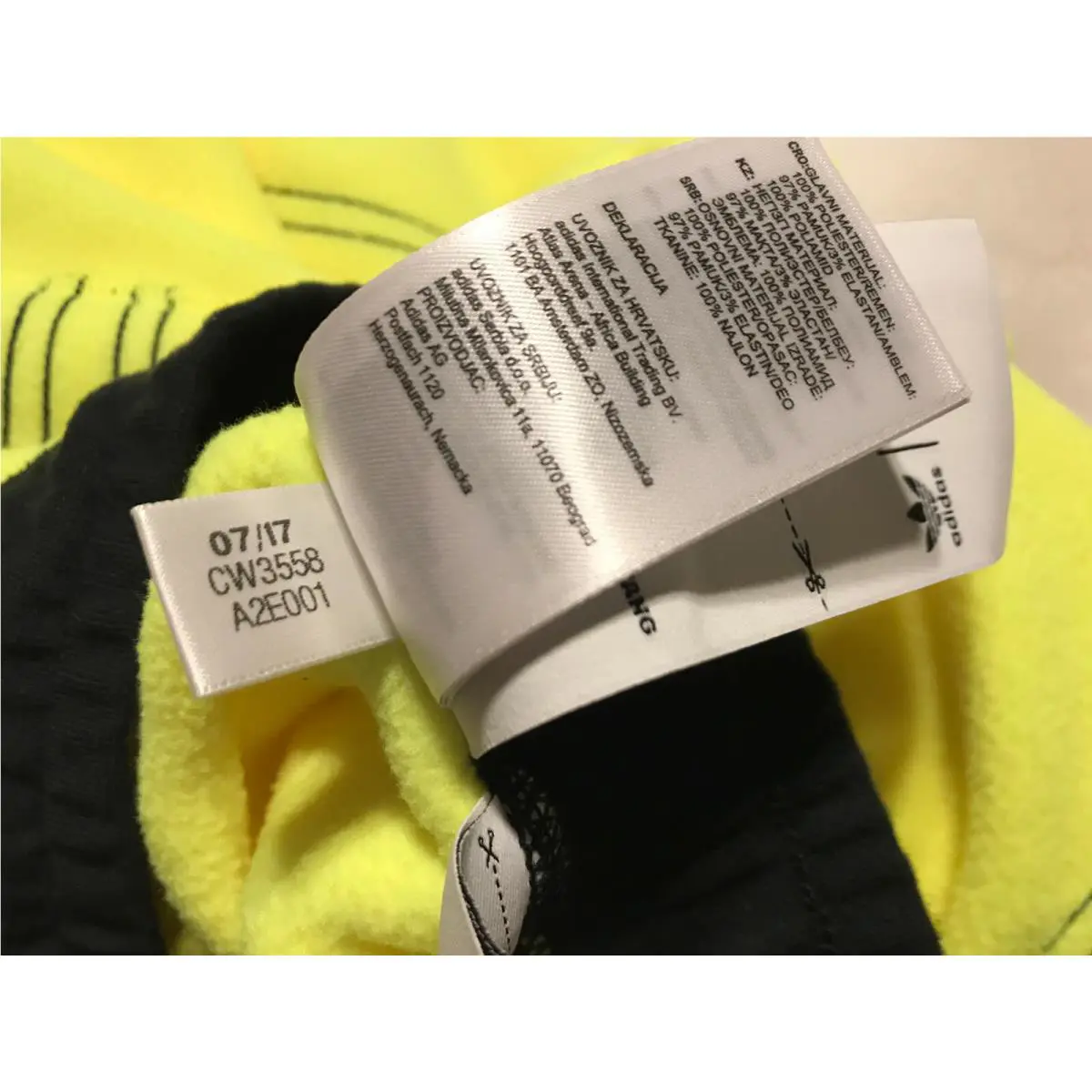 Adidas clothing - ADIDAS Alexander Wang AW Polar - CW3558 - Neon (UPC: 0191028262324) 5