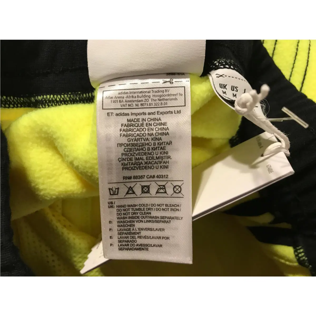 Adidas clothing - ADIDAS Alexander Wang AW Polar - CW3558 - Neon (UPC: 0191028262324) 7