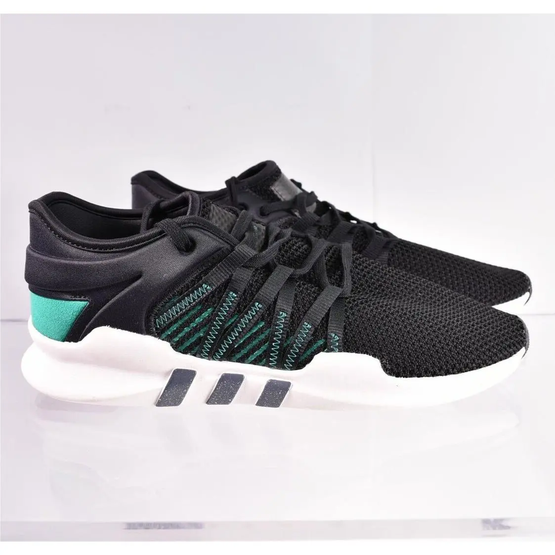 Adidas shoes - adidas EQT Racing Advantage - EQT Racing Advantage - CQ2158 - Black, Manufacturer: Black/Sub Green (UPC: 191028385344) 1