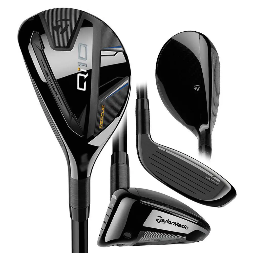 Taylormade Men Qi10 Rescue Hybrid - 24