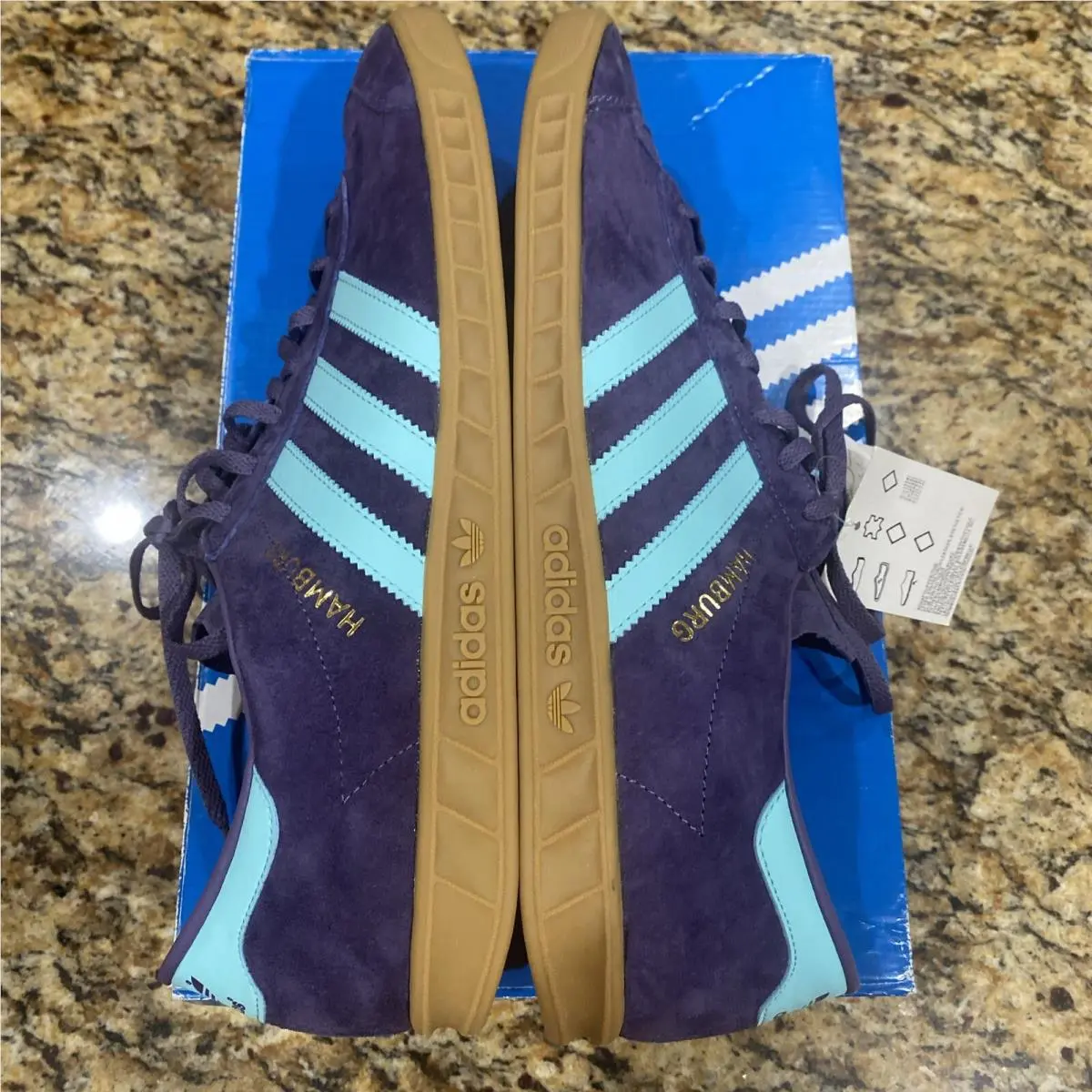 Adidas shoes - Originals - Originals - S76696 - Purple, Manufacturer: Purple Suade Teal Stripes (UPC: 889765323377) 8