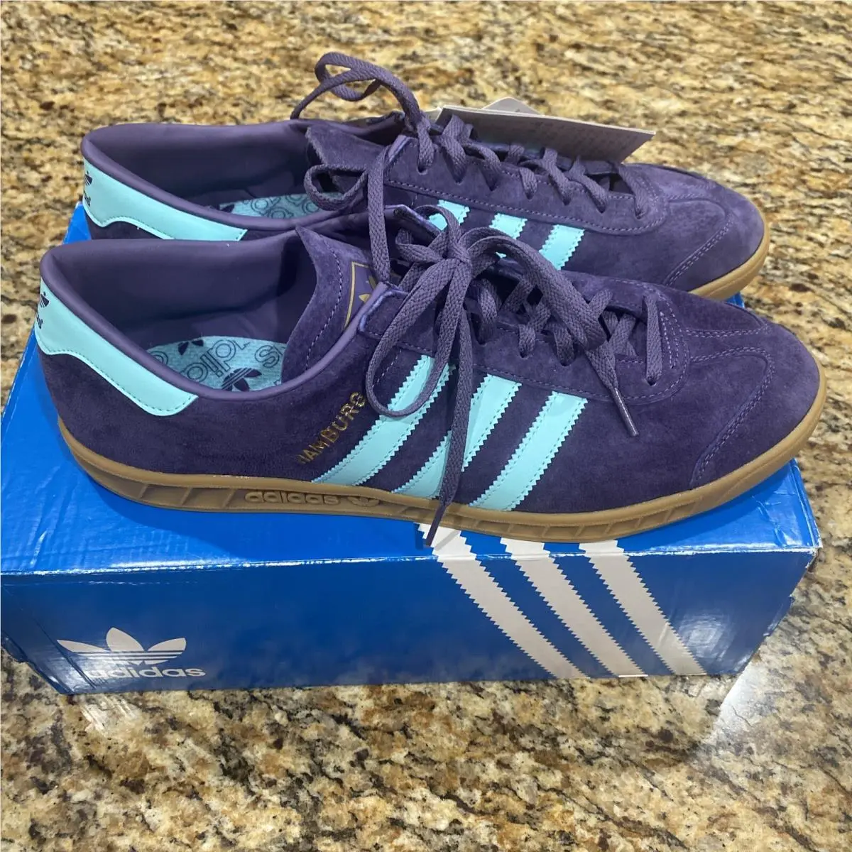 Adidas shoes - Originals - Originals - S76696 - Purple, Manufacturer: Purple Suade Teal Stripes (UPC: 889765323377) 0