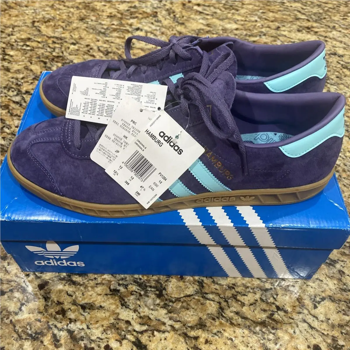 Adidas shoes - Originals - Originals - S76696 - Purple, Manufacturer: Purple Suade Teal Stripes (UPC: 889765323377) 2