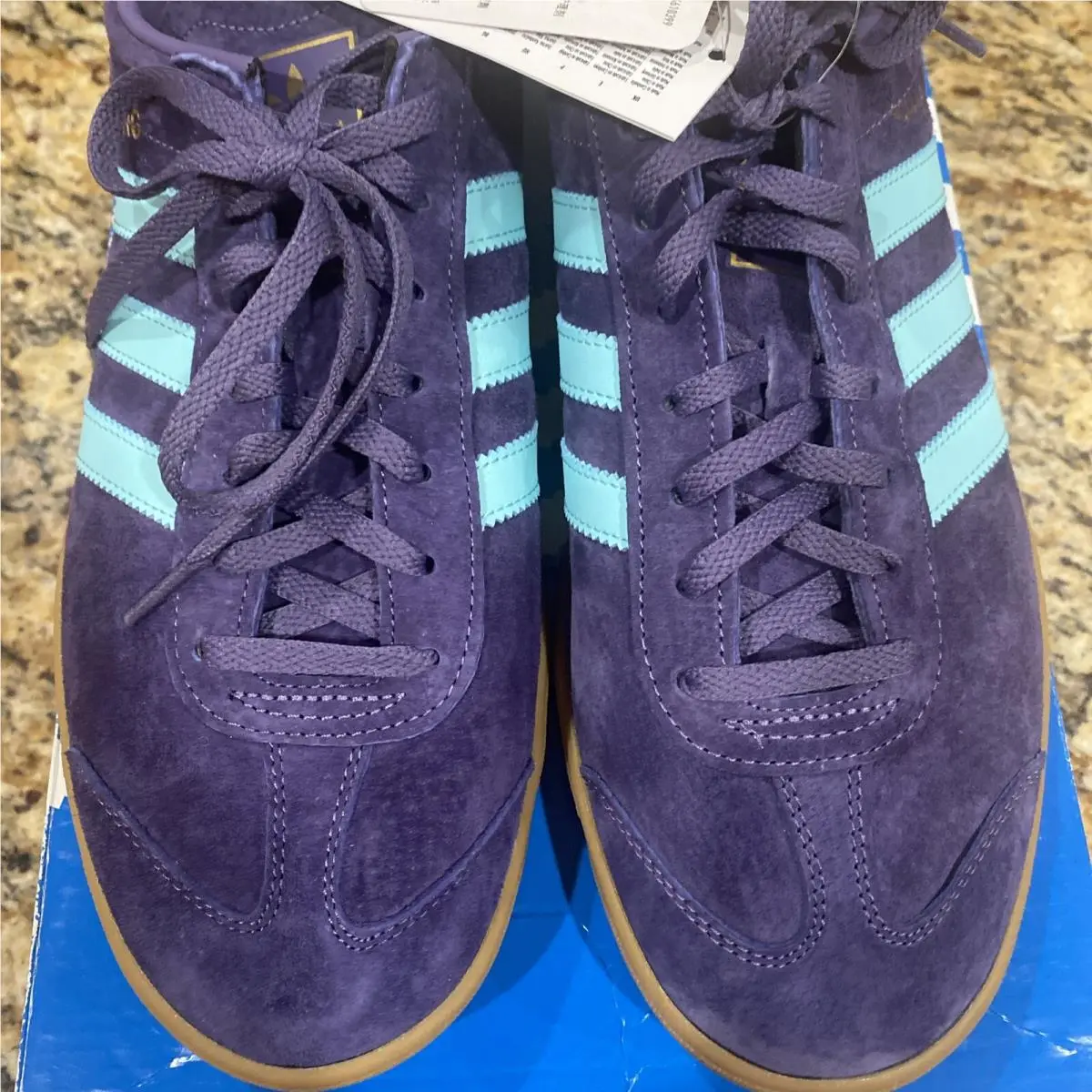 Adidas shoes - Originals - Originals - S76696 - Purple, Manufacturer: Purple Suade Teal Stripes (UPC: 889765323377) 3