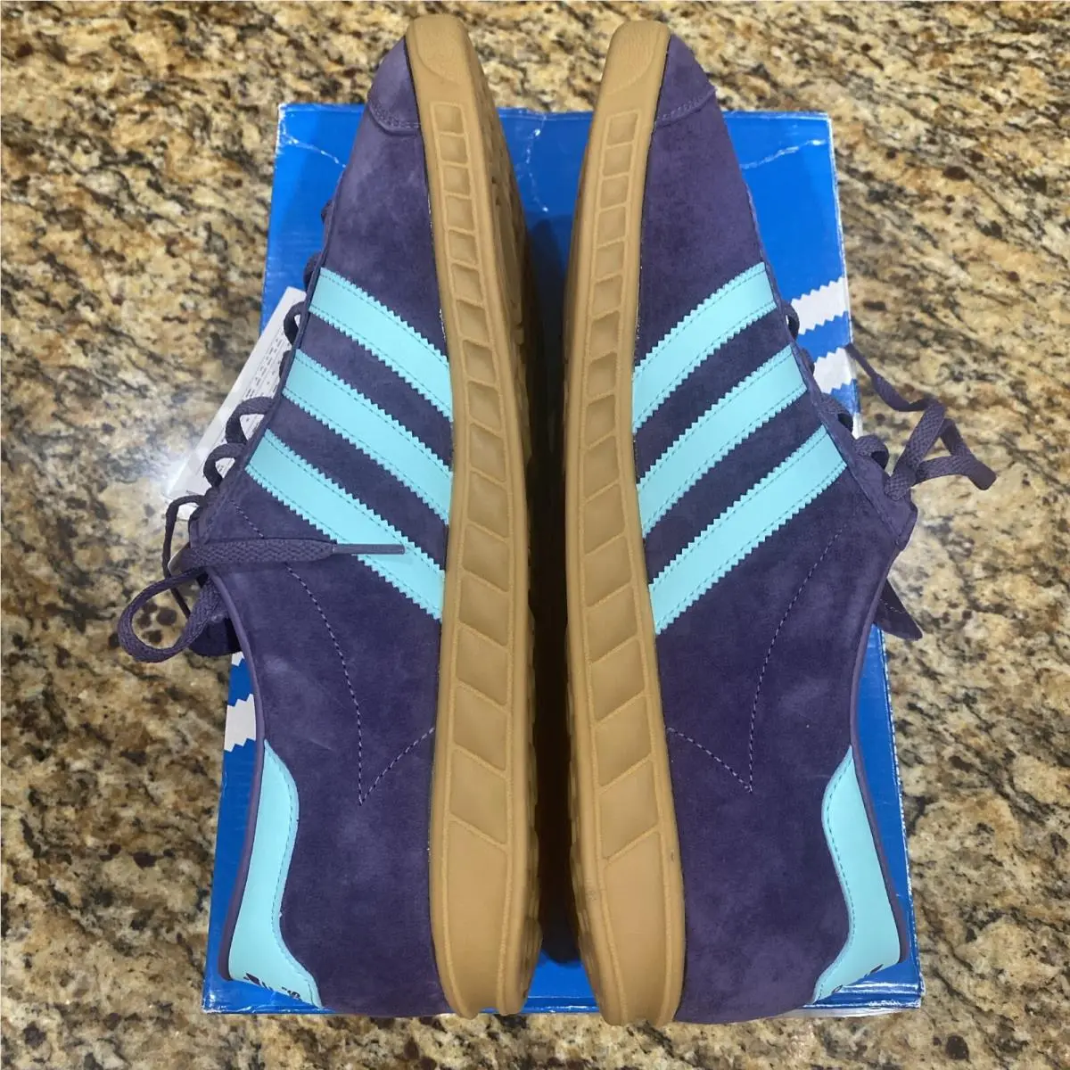 Adidas shoes - Originals - Originals - S76696 - Purple, Manufacturer: Purple Suade Teal Stripes (UPC: 889765323377) 6