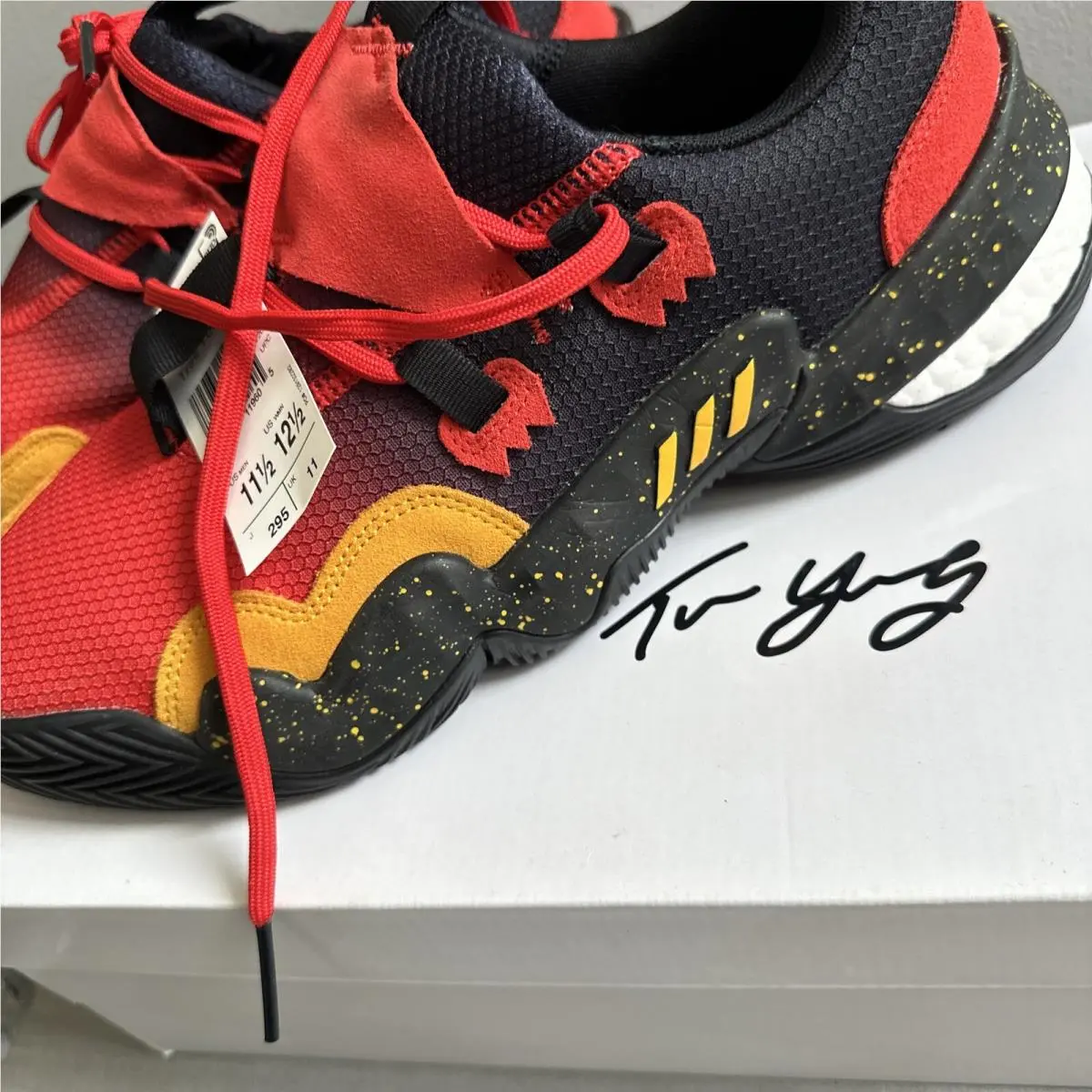 Adidas shoes - adidas Trae Young 1 - Trae Young - GY3772 - Red 6