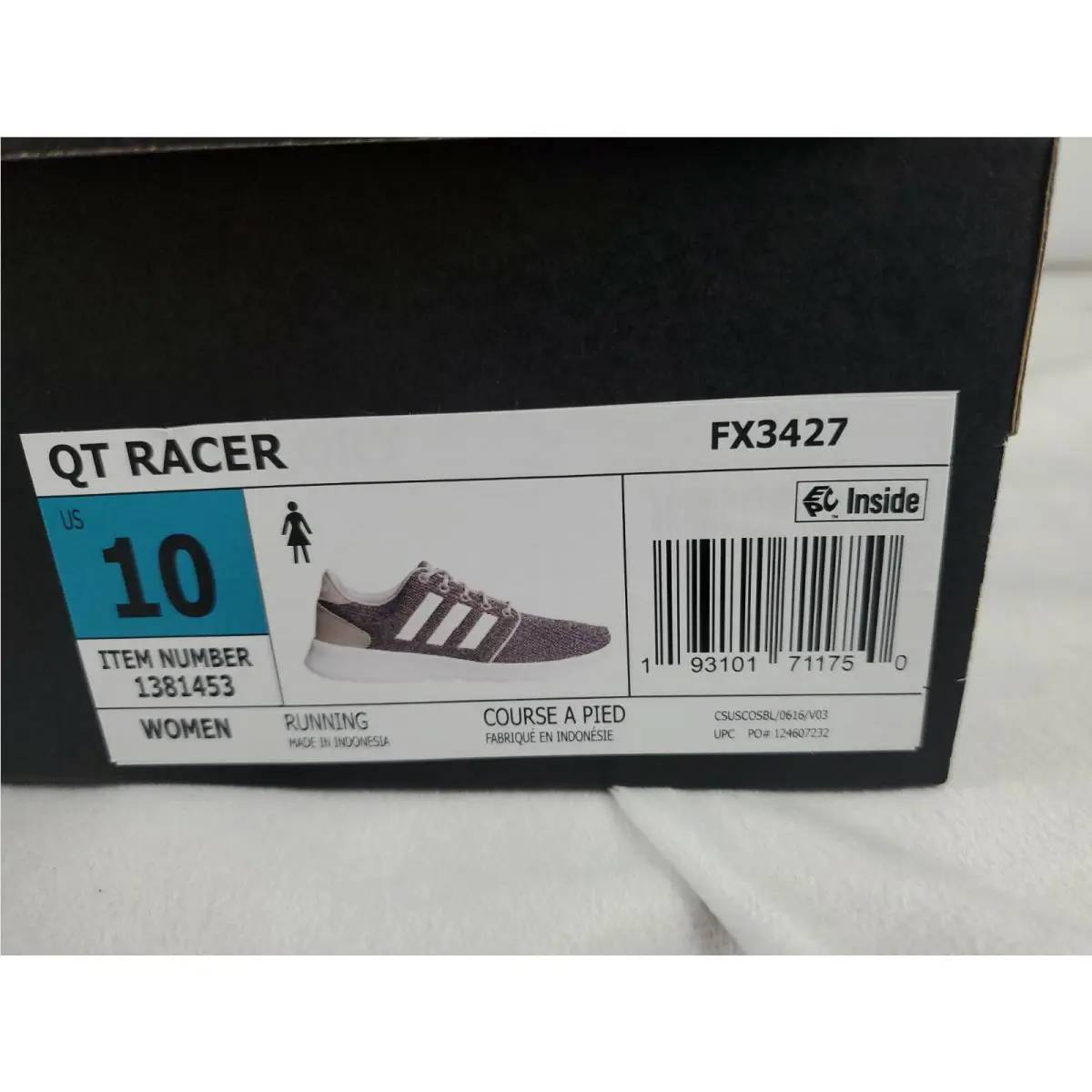Adidas shoes - adidas QT Racer - Racer - Gray (UPC: 193101711750) 6