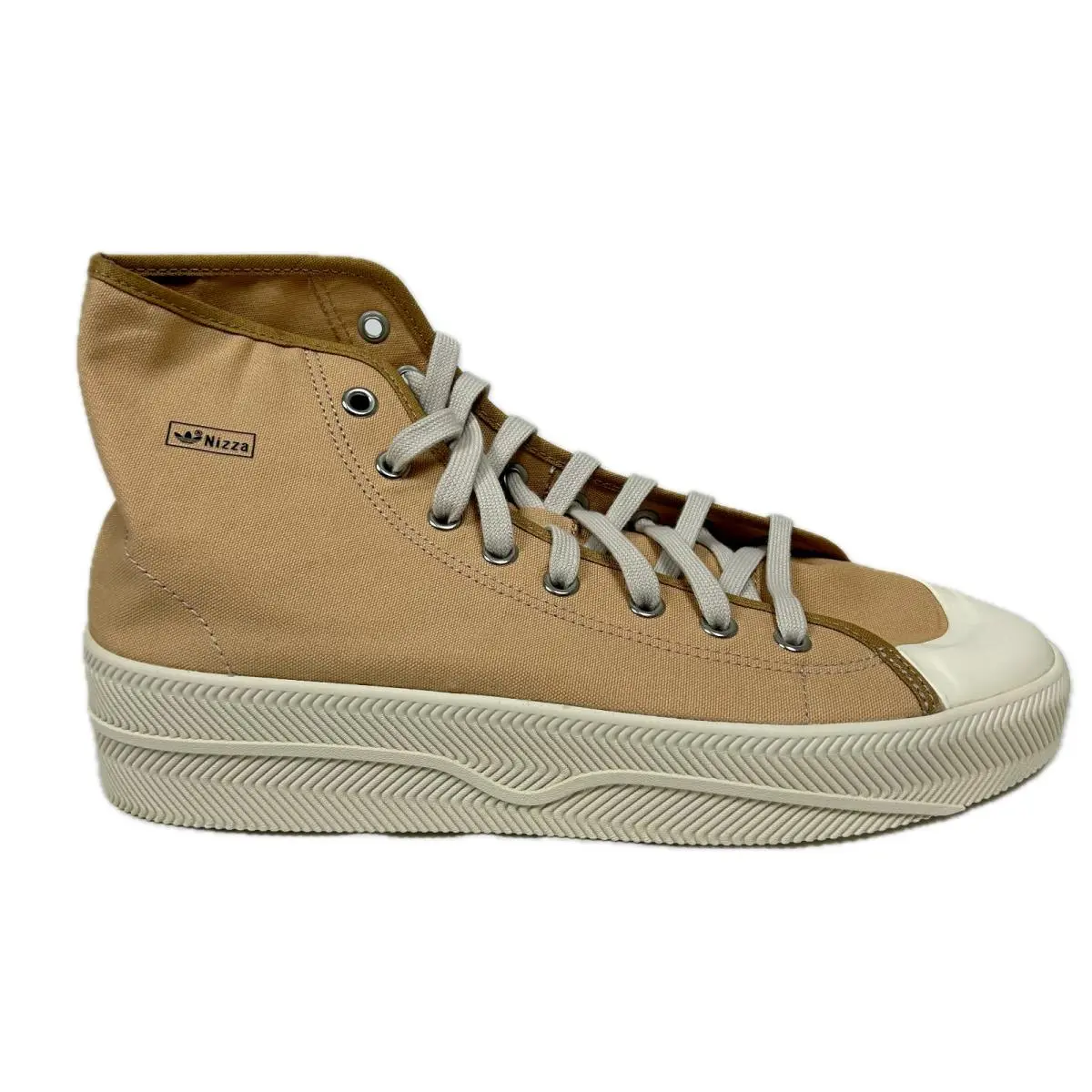 Size 12 - Adidas Originals Nizza 2 Men`s Casual Shoes Pale Cream GX0989 - Beige