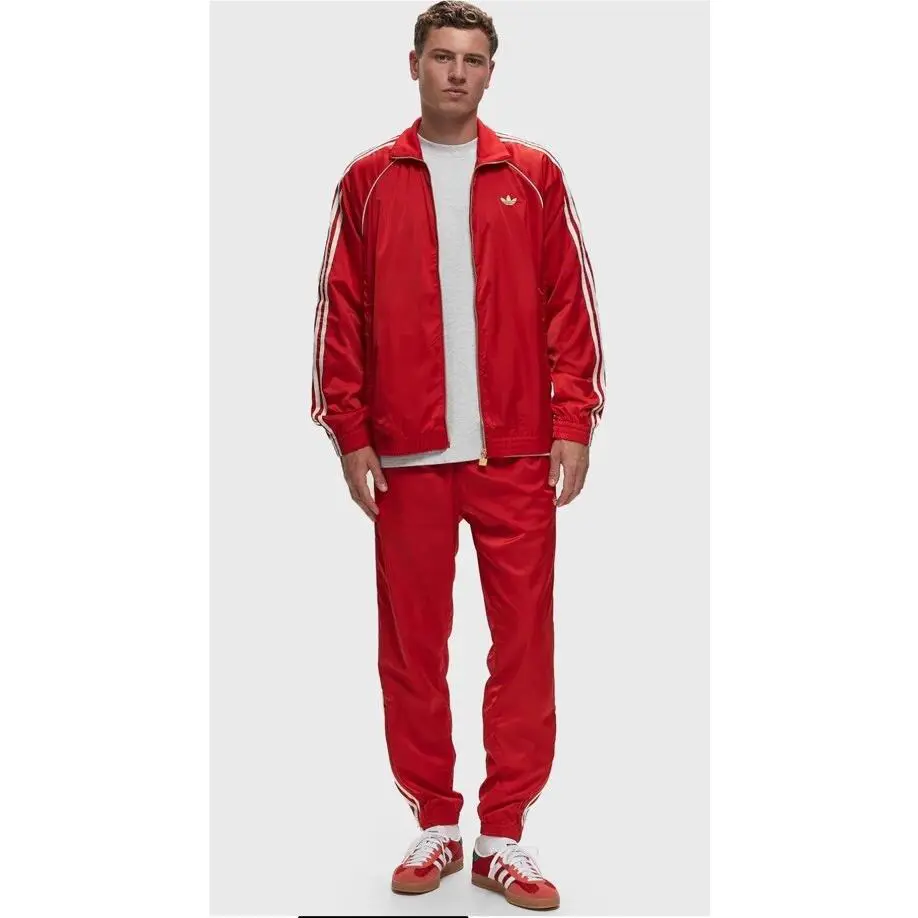 Adidas Originals Men’s M Premium Tracksuit Scarlet Red / White Jacket Pants