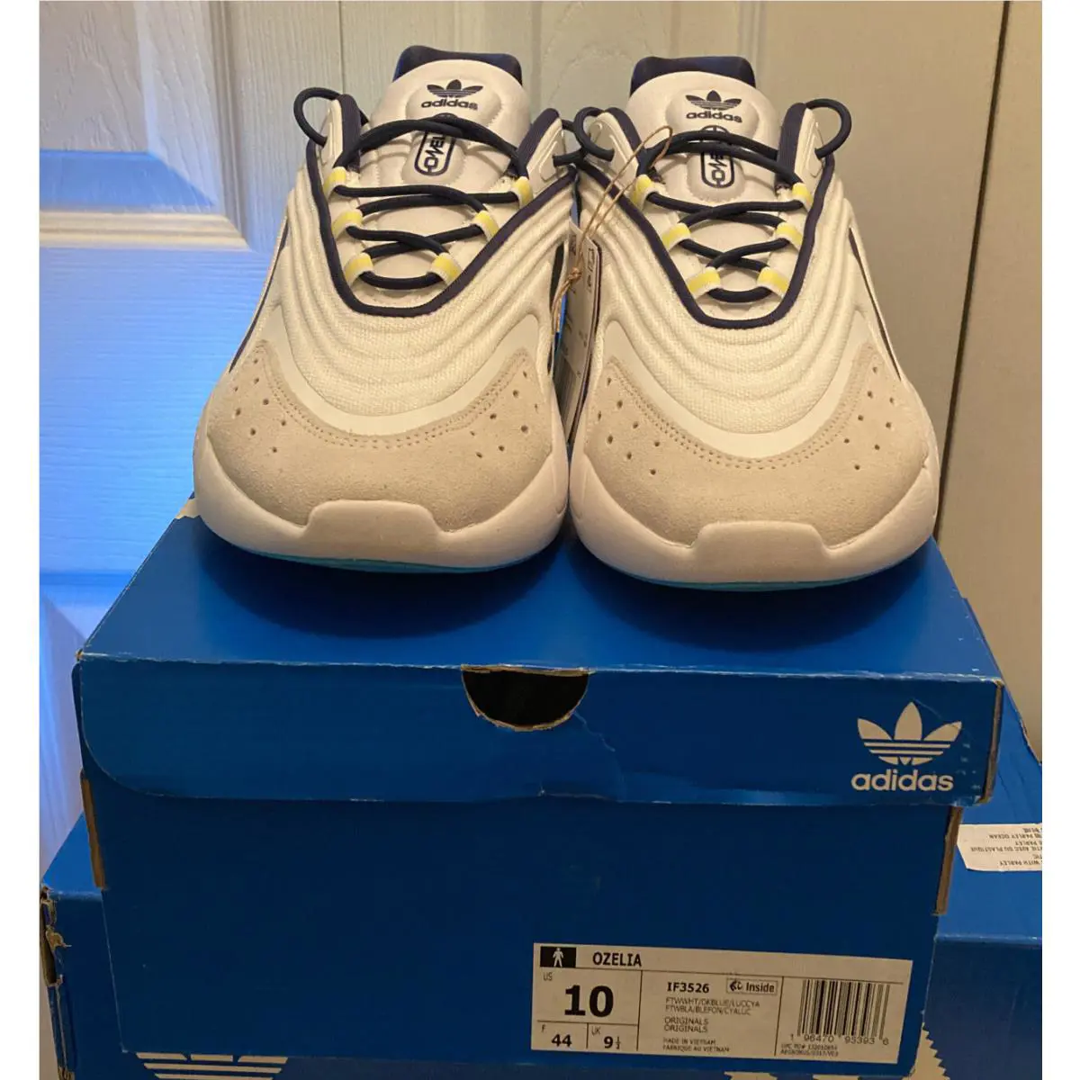 Adidas shoes - adidas Ozelia - Ozelia - IF3526 - White Dark Blue Yellow (UPC: 195734282997) 1