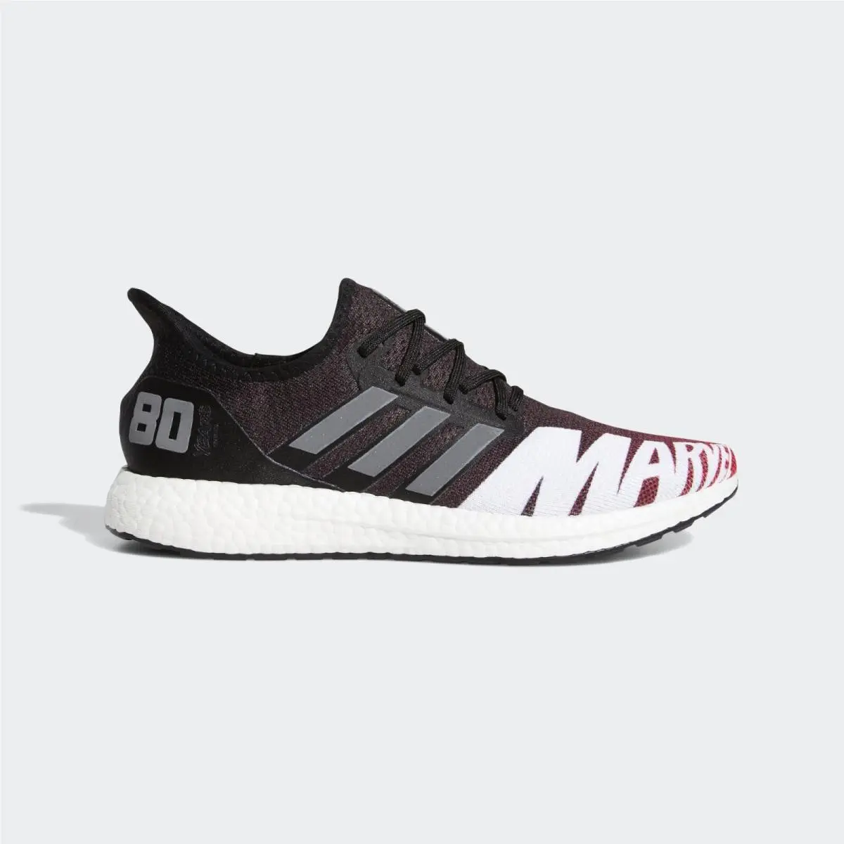 Adidas Men`s Speedfactory AM4 Marvel 80 Shoes Black Silver Metallic