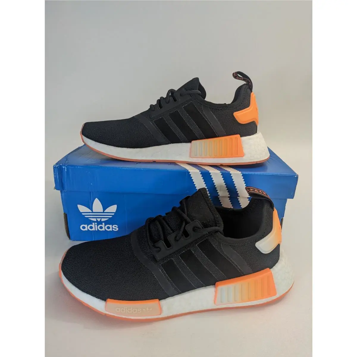 Adidas Women`s Nmd R1 Shoes Black 8.5