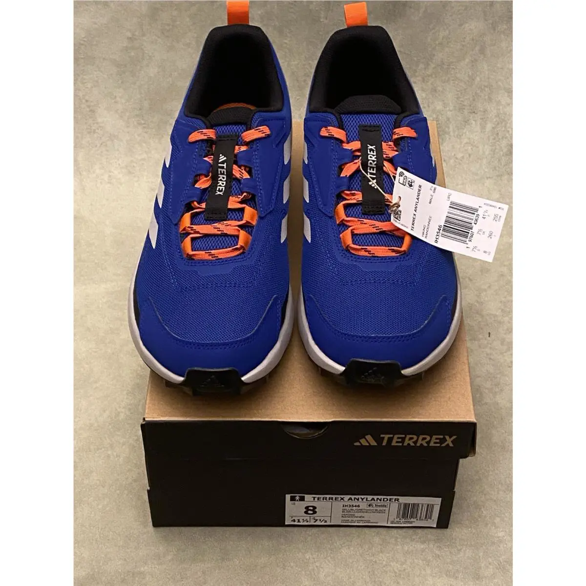 Adidas shoes - Adidas Terrex Anylander - Terrex Anylander - Blue/orange/gray 9