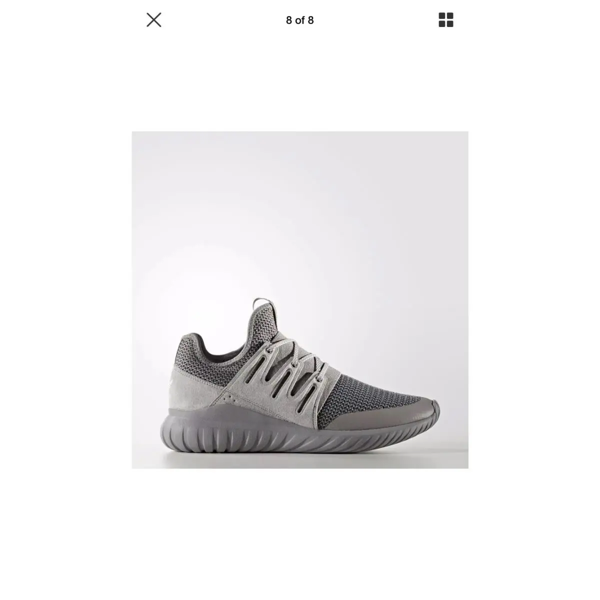 Adidas shoes - adidas Tubular Radial - Tubular Radial - S76718 - Charcoal Solid Grey/Charcoal Solid Grey 0
