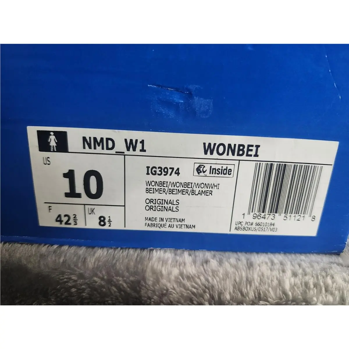 Adidas shoes - adidas NMD W1 - NMD - ID4268 - Multicolor (UPC: 0196463160990) 9