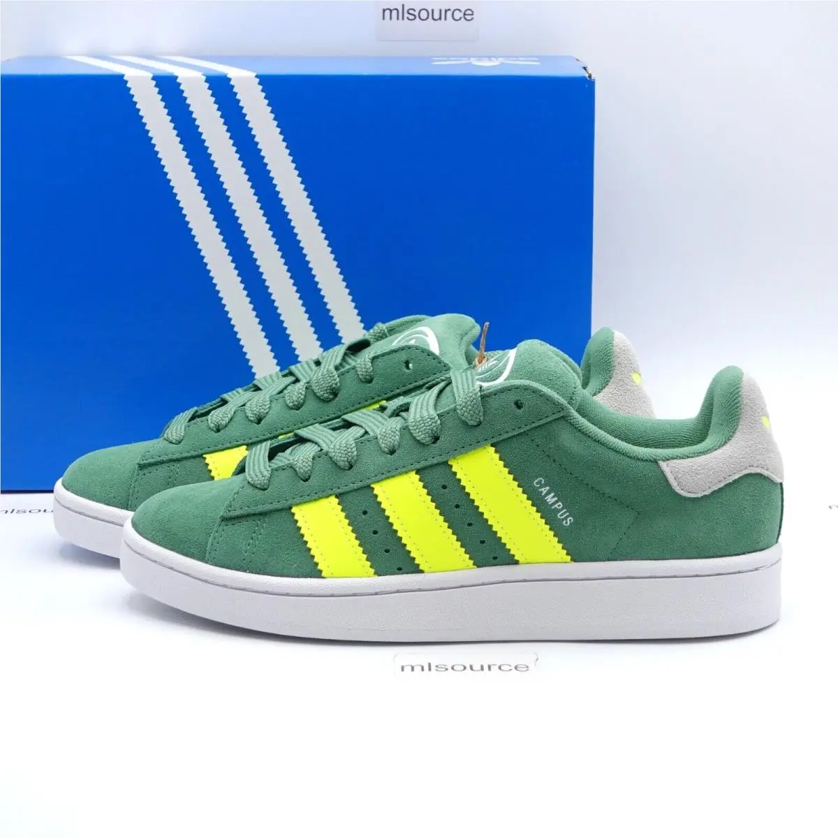 Size 7Y Youth / 8 Women`s Adidas Originals Campus 00s Sneakers IF3967 Green