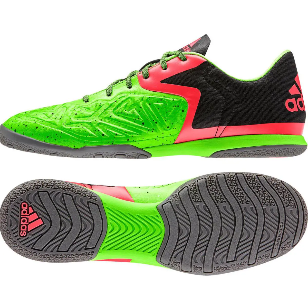 Adidas shoes - adidas X 15+ - Black, Solar Green, Flash Red - B27117 7
