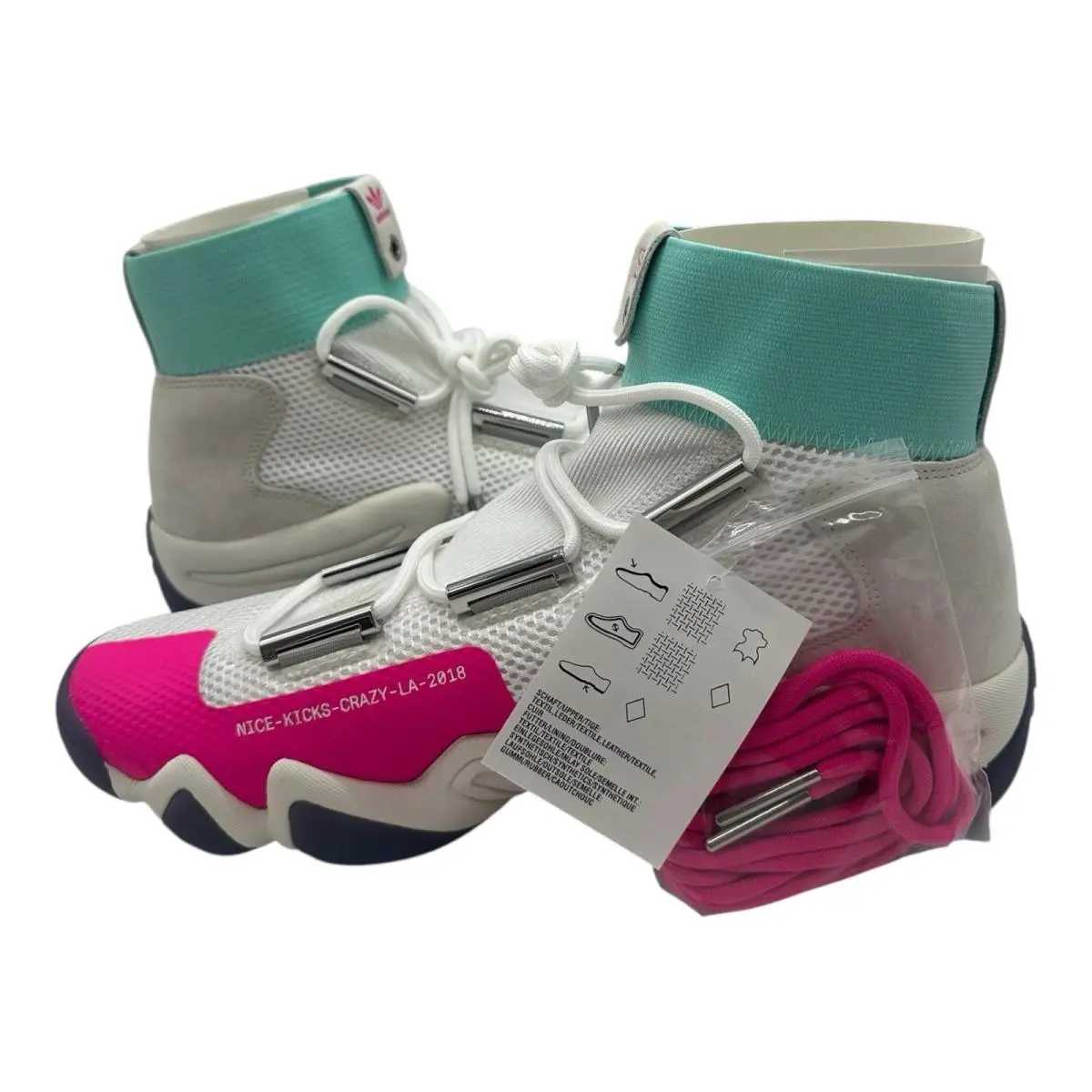 Adidas shoes - adidas Crazy 8 - Crazy - DB1788 - White, Manufacturer: White/Teal/Purple 1