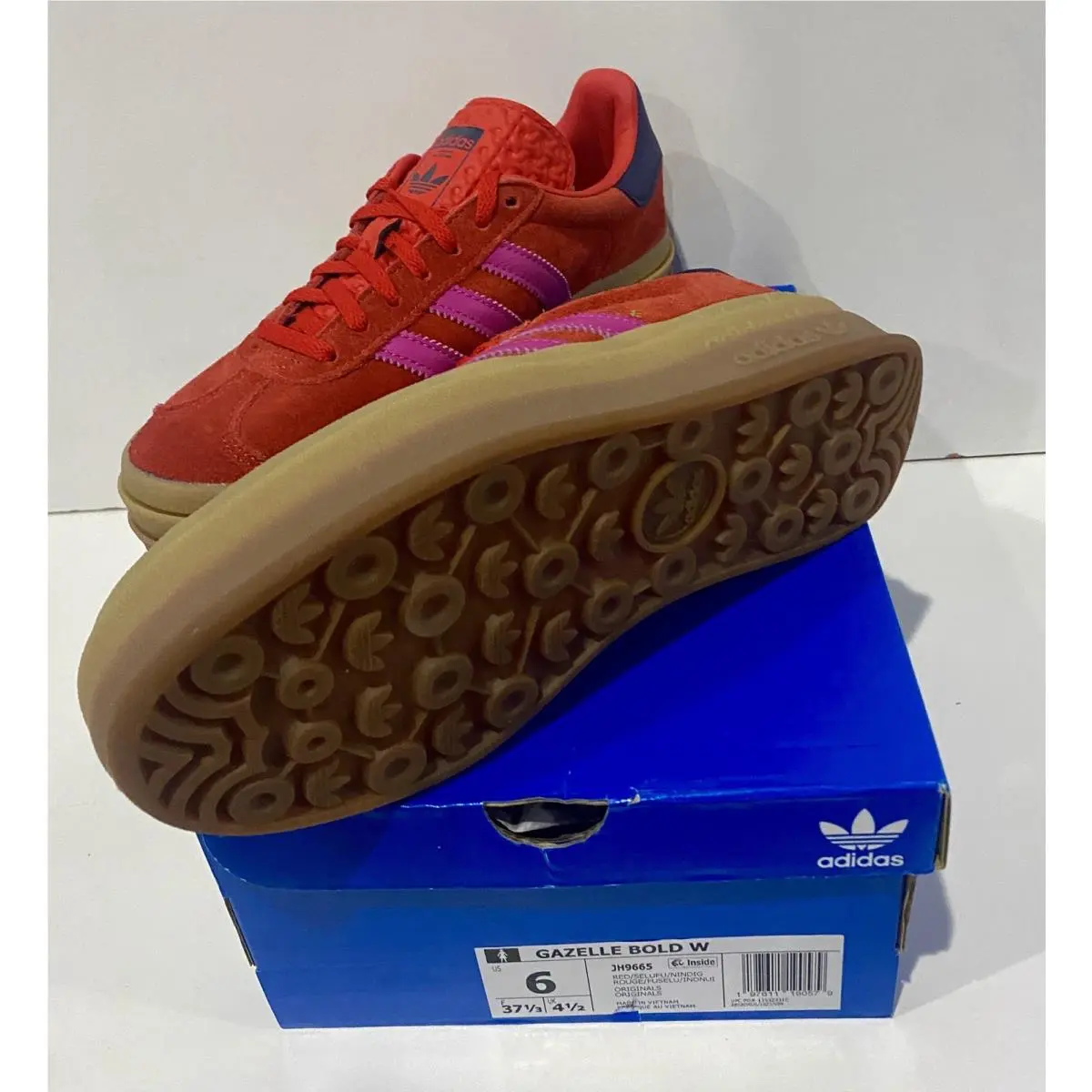 Adidas shoes - adidas Gazelle - Gazelle - H06122 - Red 2