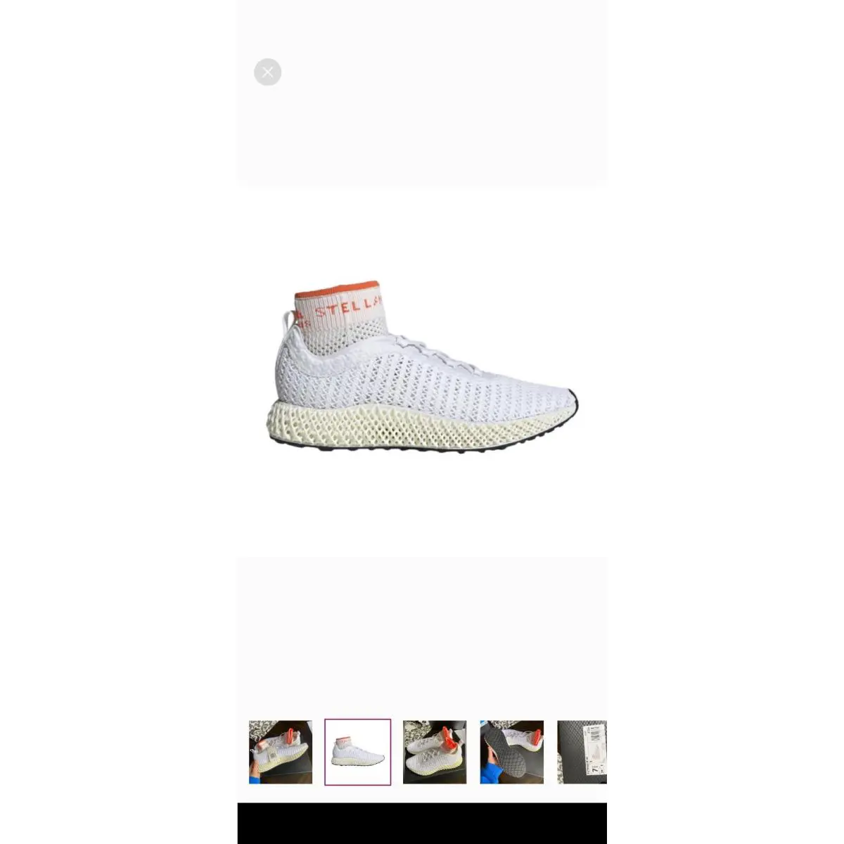 Adidas shoes - adidas AlphaEdge 4D - AlphaEdge - G25869 - White 4