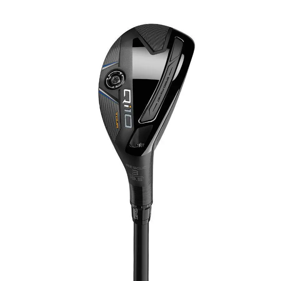 Lefty Taylormade Qi10 Tour 3-19.5 Rescue Steel Kbs Tour Extra Stiff Flex