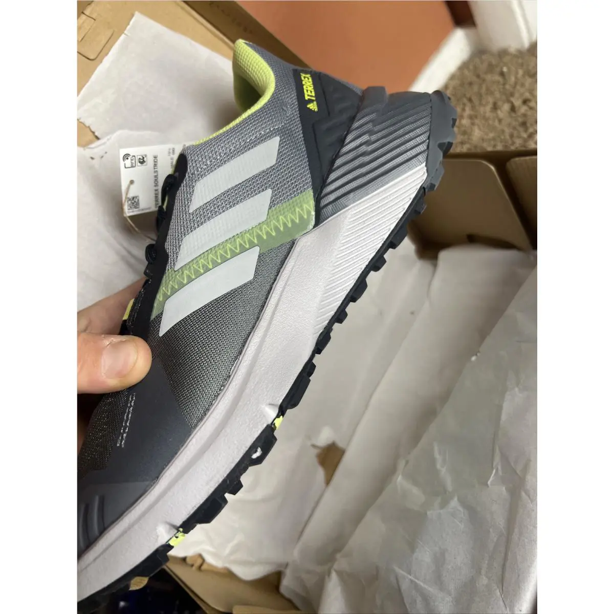 Adidas shoes - adidas Terrex Soulstride - Terrex Soulstride - GZ9034 - Smoke Grey, Sub Green, Black 8