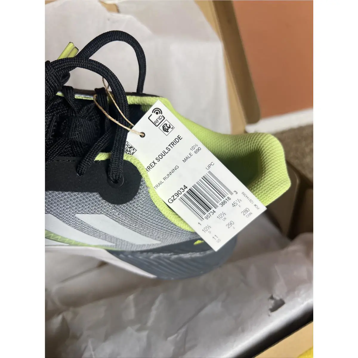 Adidas shoes - adidas Terrex Soulstride - Terrex Soulstride - GZ9034 - Smoke Grey, Sub Green, Black 6