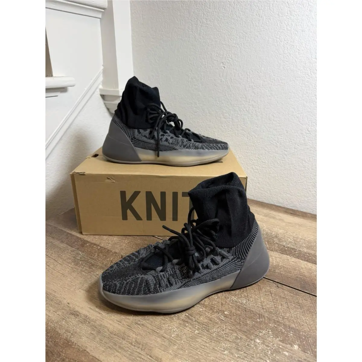 Adidas shoes - adidas  Yeezy Knit Basketball - Yeezy Knit Basketball - GV8294 - Blue 0