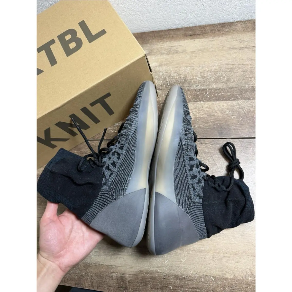 Adidas shoes - adidas  Yeezy Knit Basketball - Yeezy Knit Basketball - GV8294 - Blue 3