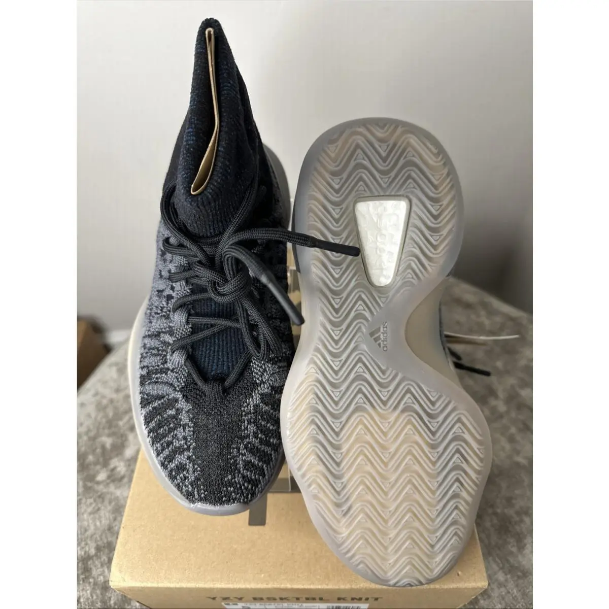 Adidas shoes - adidas  Yeezy Knit Basketball - Yeezy Knit Basketball - GV8294 - Blue 3