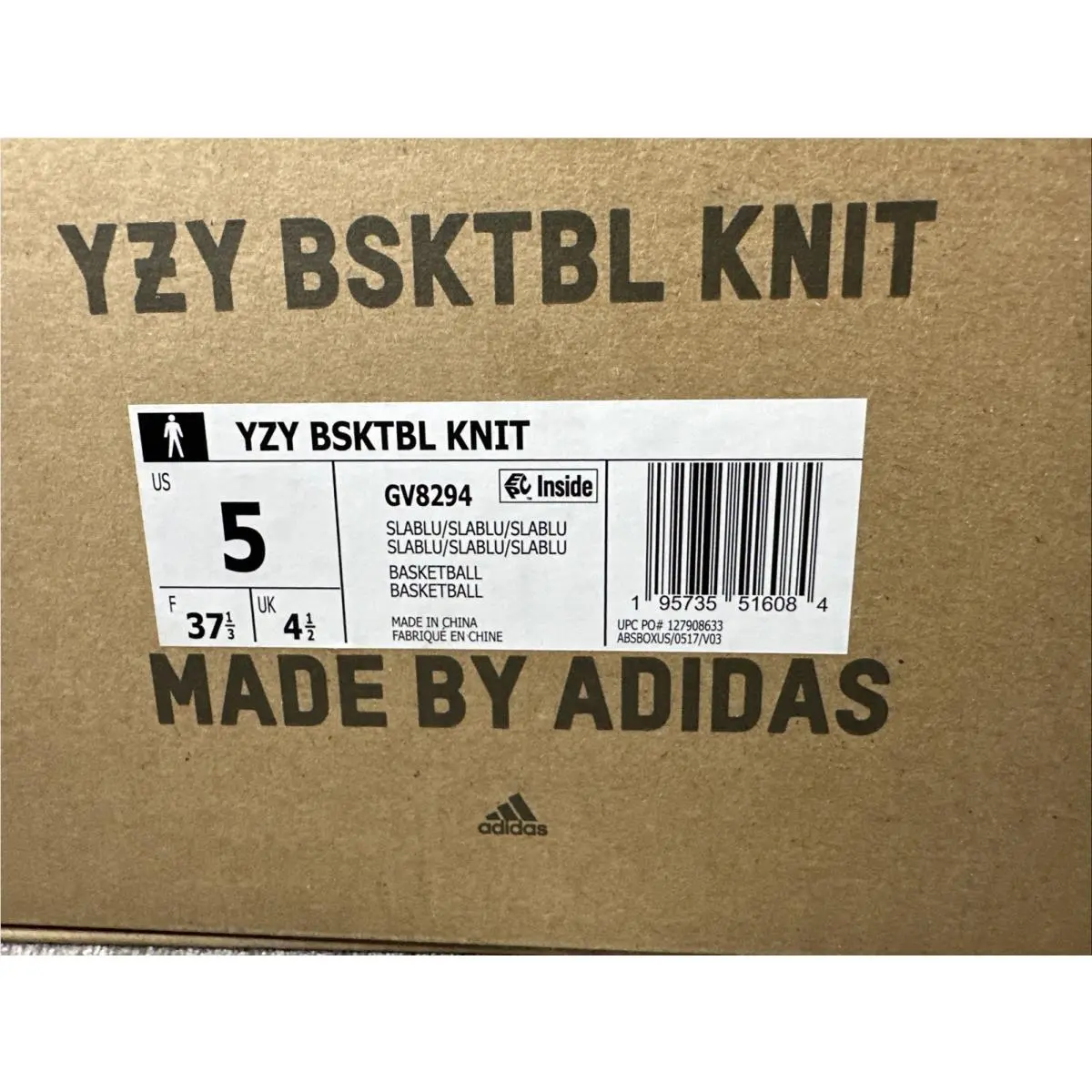 Adidas shoes - adidas  Yeezy Knit Basketball - Yeezy Knit Basketball - GV8294 - Blue 4