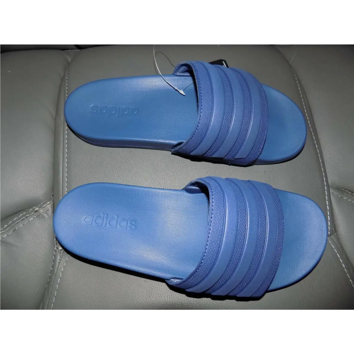 Adidas shoes - adidas Adilette Comfort - Adilette Comfort - Blue (UPC: 191533907277) 0