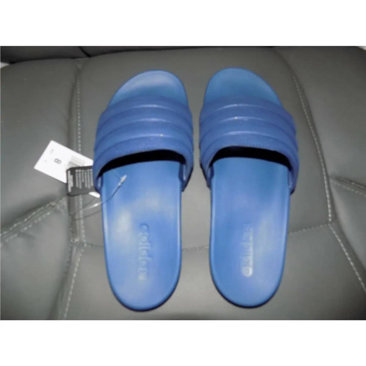 Adidas shoes - adidas Adilette Comfort - Adilette Comfort - Blue (UPC: 191533907277) 1