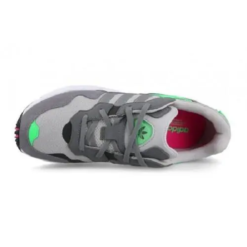 Adidas shoes - Gray/green/pink 2