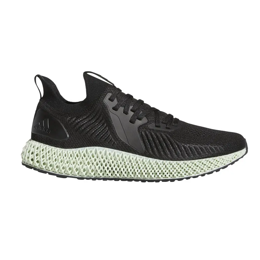 Adidas Alphaedge 4D Mens Size 10.5 M Sneakers Athletic Shoes EF3453 - Black
