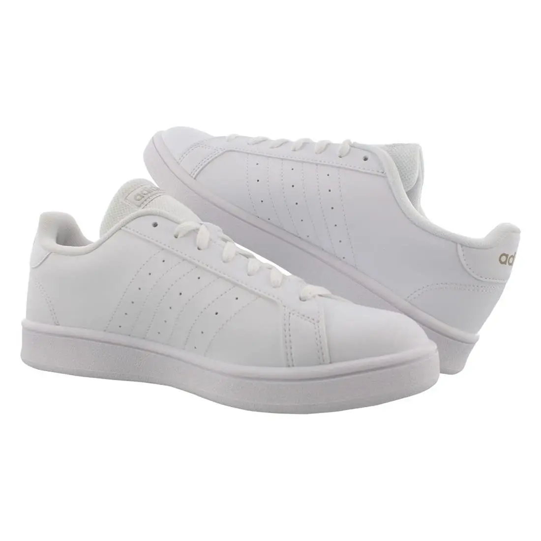 Adidas shoes - Grand Court base - Grand Court base - EE7874 - Ftwwht/Plamet/Ftwwht (UPC: 192611130761) 2