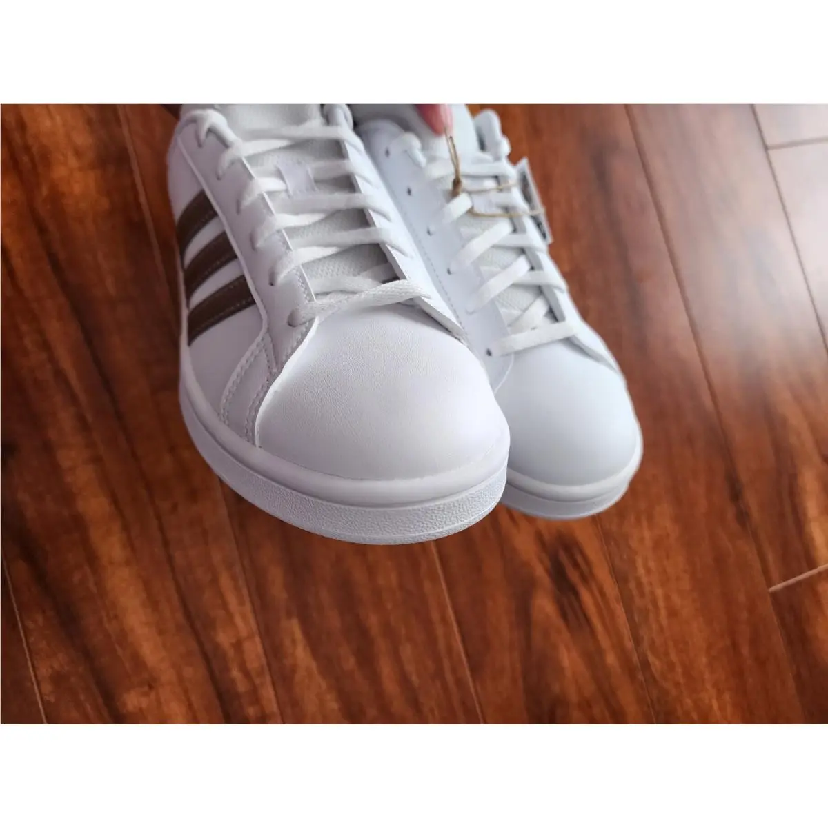 Adidas shoes - Grand Court base - Grand Court base - EE7874 - Ftwwht/Plamet/Ftwwht (UPC: 192611130761) 3