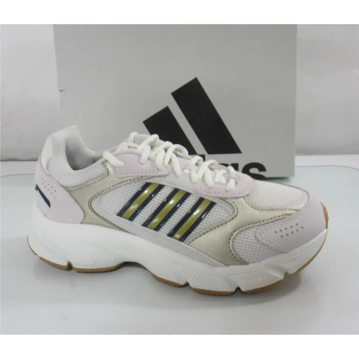 Adidas Women`s Crazychaos 2000 Running Sz 10 Women White/silver